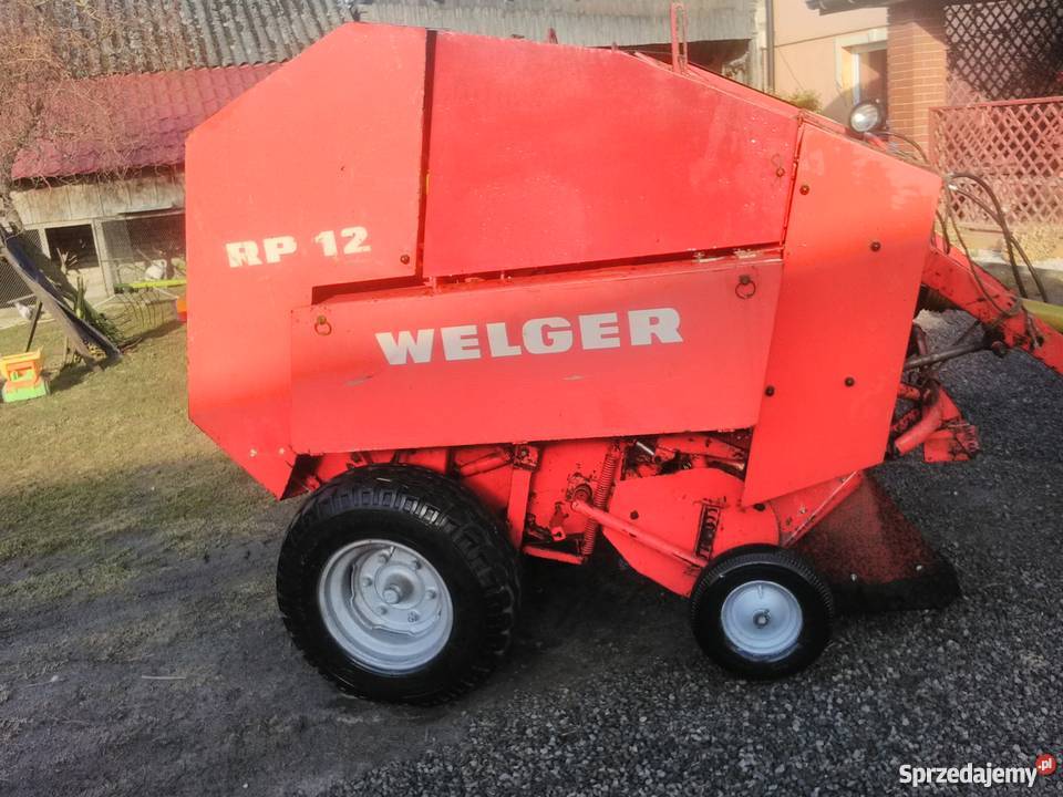 PRASA ROLUJACA WELGER RP 12 Owijanie sznurkiem Wszachów