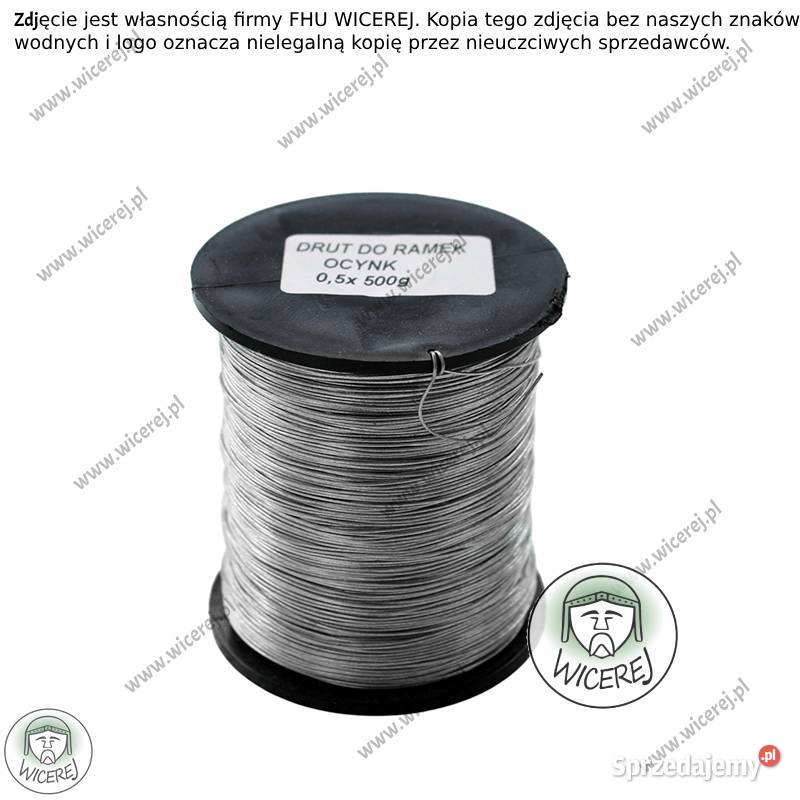 Drut pszczelarski do ramek 05mm 05 Ocynkowany