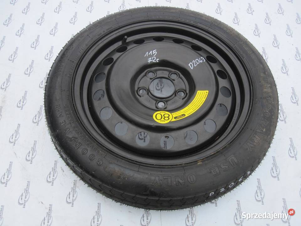 DODGE CHARGER CHALLENGER 300C koło dojazdowe