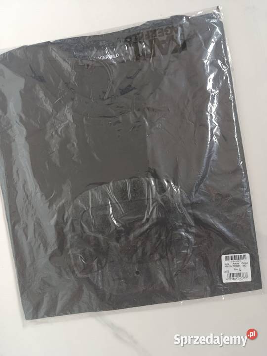 Tshirt męski Karl Lagerfeld czarny L nowy model