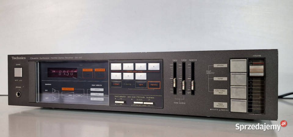 Amplituner technics SA150 SA 150 tuner radio Międzychód