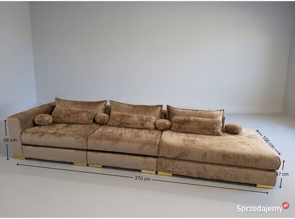 Narożnik modułowy Manhattan1 producenta dostawa 100cm Trzebień