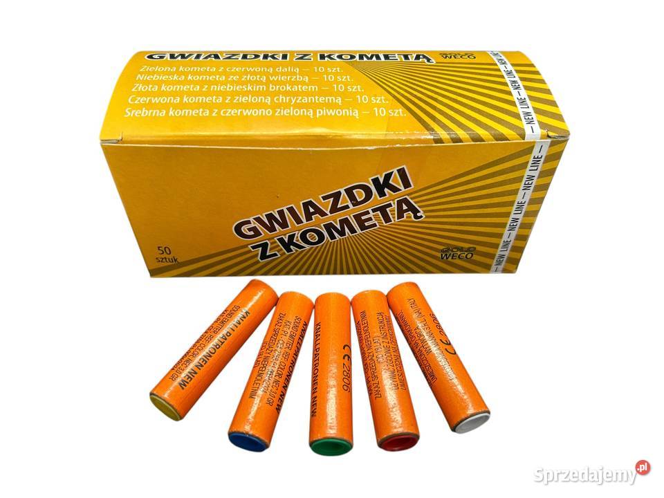 RACE PISTOLETOWE KOLOROWE GWIAZDKI Z KOMETĄ Poznań