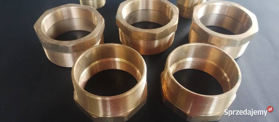 Redukcja mosiężna 3 cale wielkopolskie Poznań sprzedam