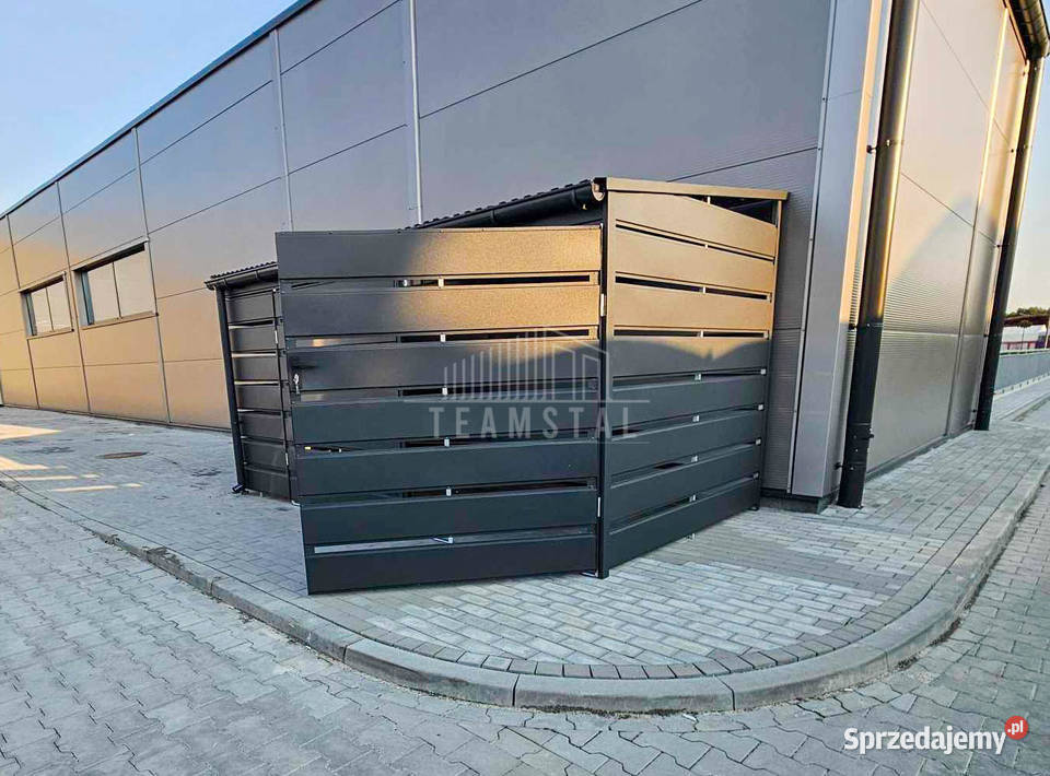 Wiata śmietnikowa Schowek 4x2m Brama Otwock