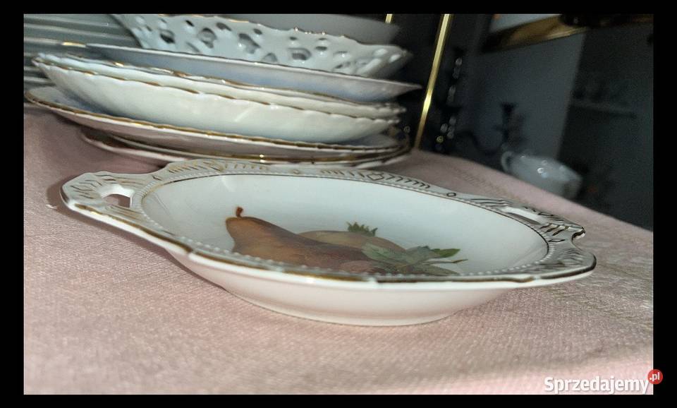 Patera czeska porcelana z manufaktury Victoria Porcelana i szkło pomorskie Gdańsk