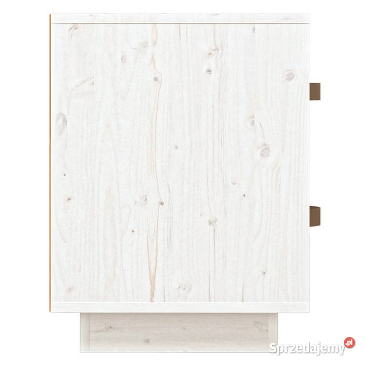 Szafka nocna biała 40x34x45 lite drewno sosnowe Nocne Warszawa