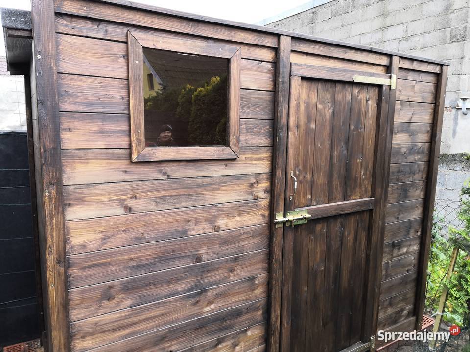 Domek ogrodowy narzędziowy schowek drewutnia wielkopolskie Kawnice