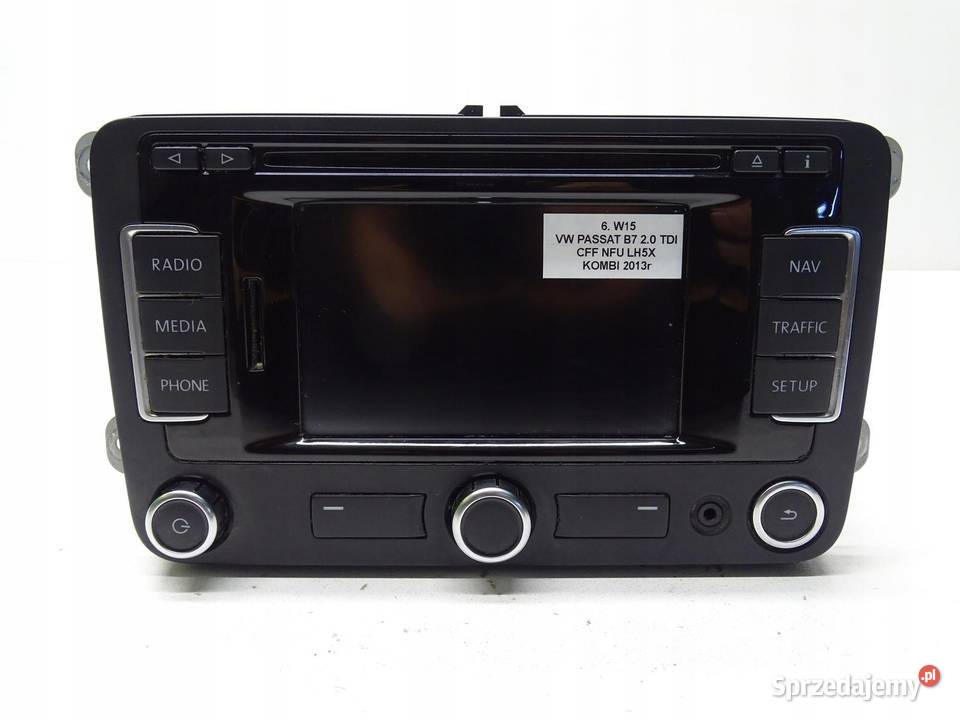 RADIO NAVI WYŚWIETLACZ GPS CD 3C8035279B VW osobowe sprzedam