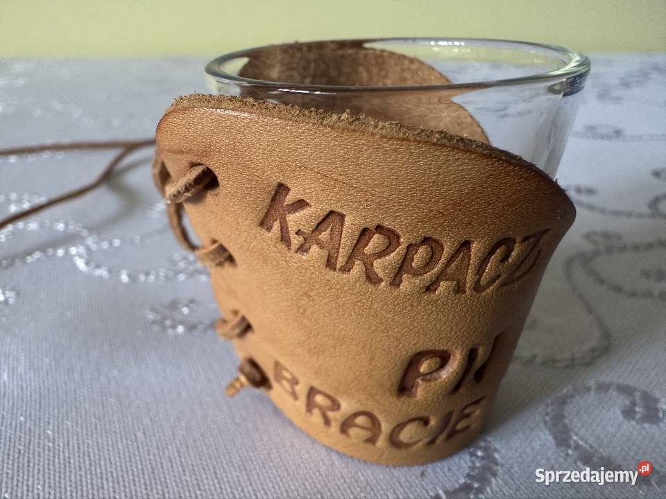 Kieliszek Imprezowy Karpacz Pij Bracie Szklany brązowy Czerwionka-Leszczyny