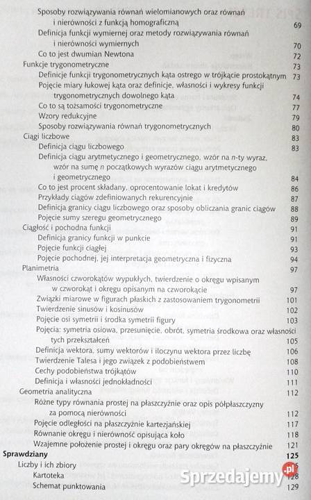 Matematyka Cz 1 Matura 2005 J Człapiński J Uss miękka Pozostałe lubelskie Chełm