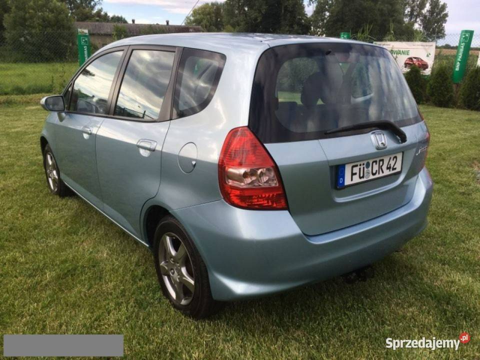 Honda Jazz 14 VTECLiftKLIMATRONIKAlu91opłacona kurtyny powietrzne Głubczyce