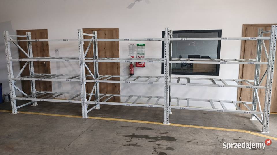 Regał magazynowy półkowy H200 trawers 178 Łomża