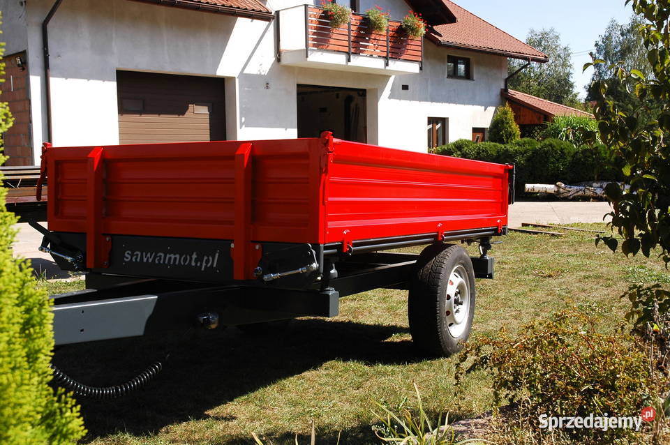 Przyczepa rolnicza 2 tony kiper Kubota Yanmar