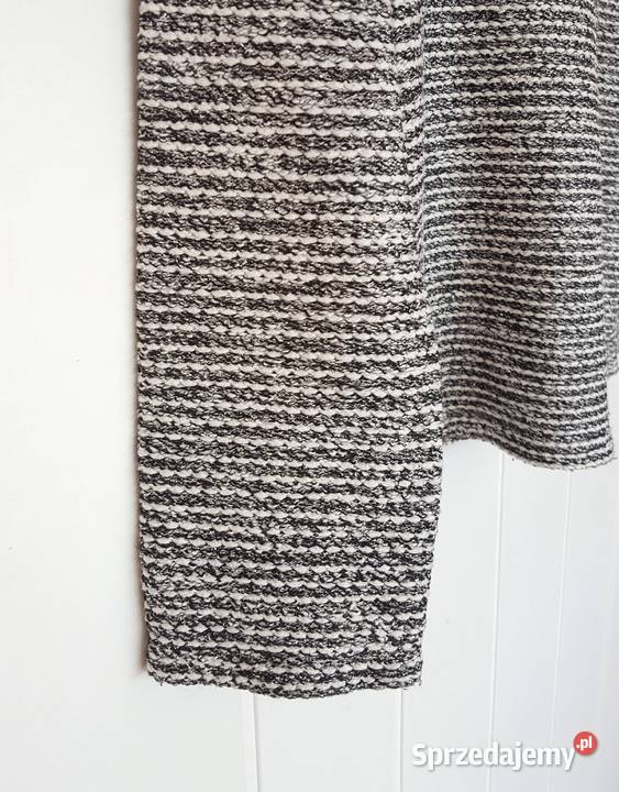 Bluza Zara M 38 biało czarna biel czerń melanż sprzedam