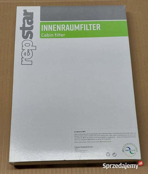 FILTR KABINOWY WĘGLOWY FABIA FOX POLO IBIZA III Mielęcin