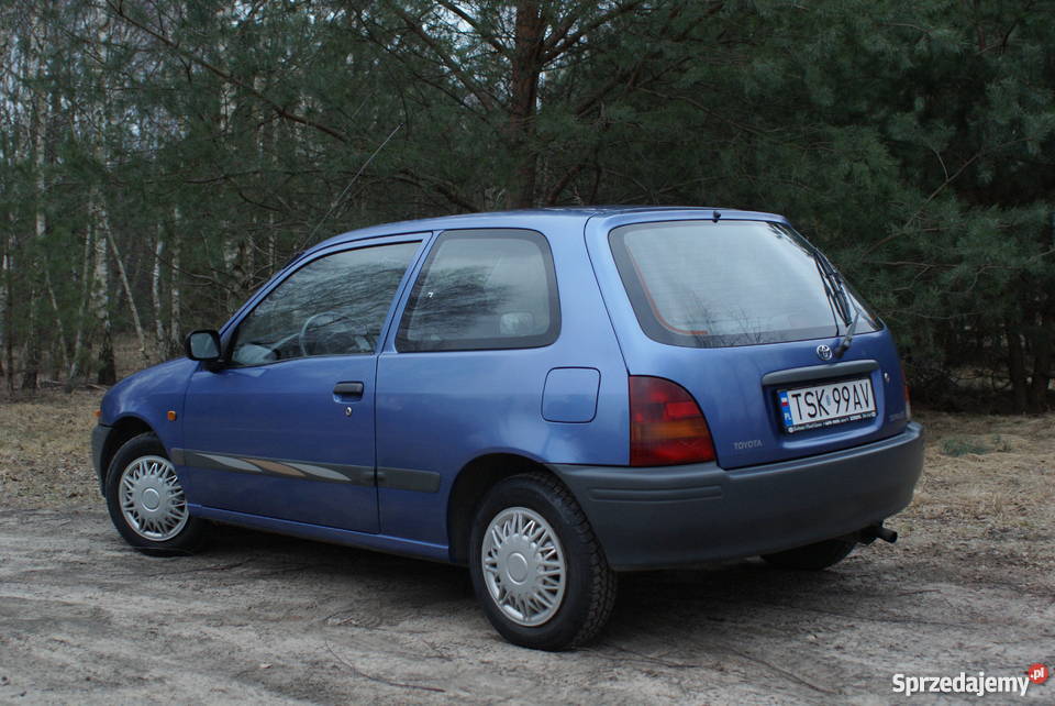 Toyota Starlet 13 Benzyna Zadbany 1 właściciel Zarejestrowany w Polsce Skarżysko-Kamienna
