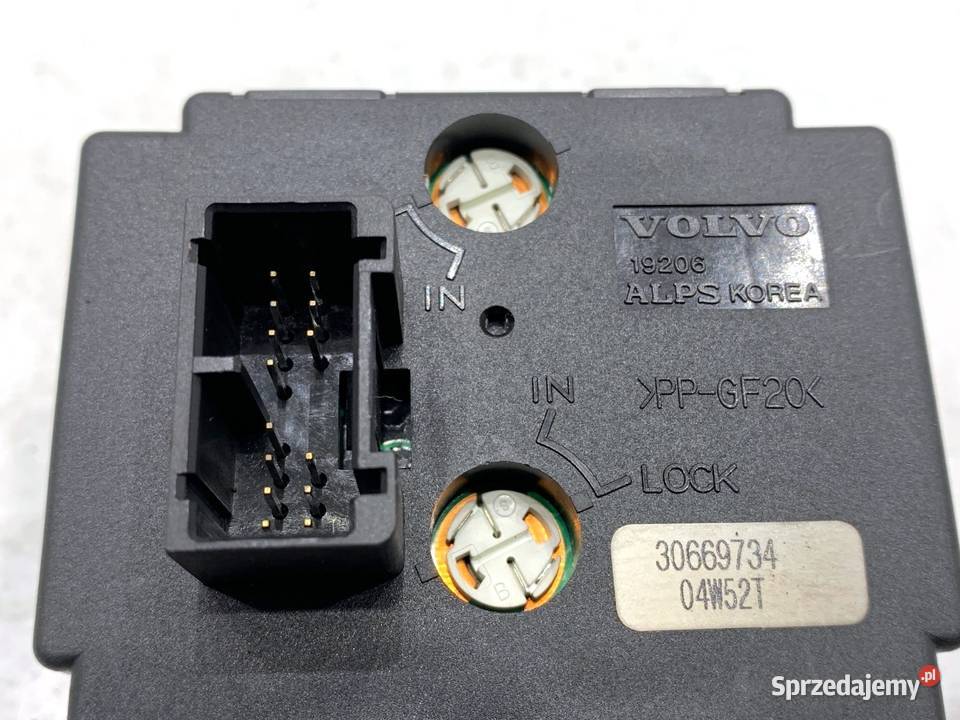 WŁĄCZNIK ŚWIATEŁ VOLVO S40 II 30669734 0312 Włączniki, sterowniki sprzedam