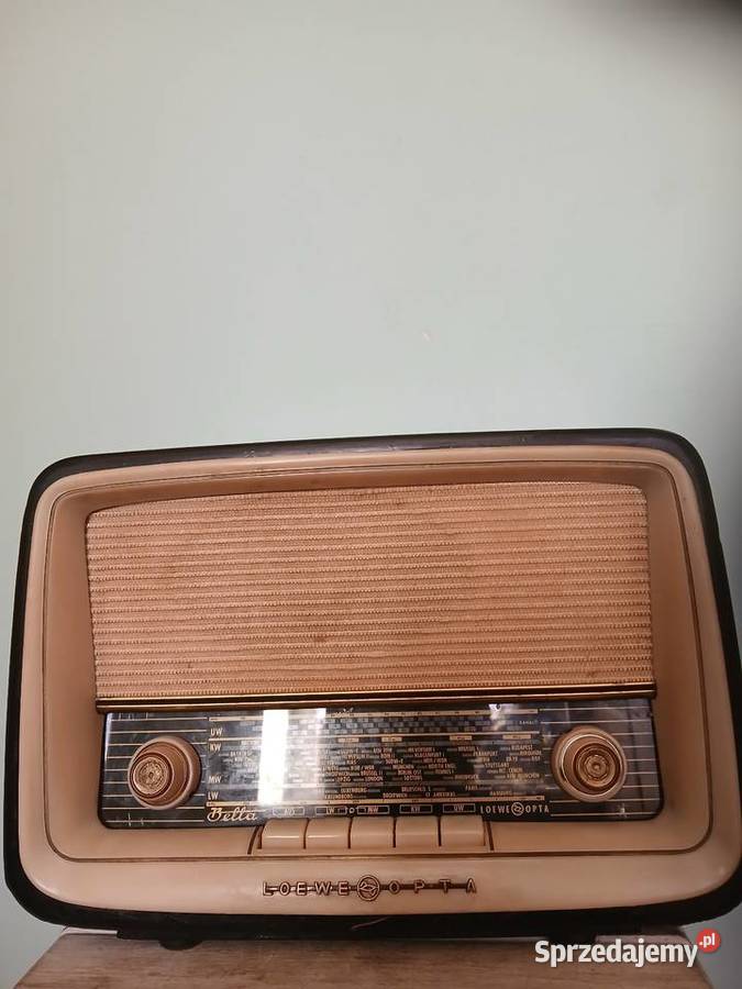 Radio lampowe firmy Loewe Opta Kraków