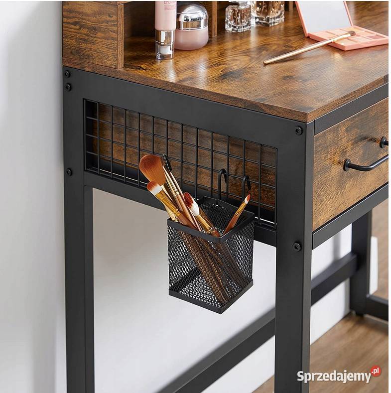 TOALETKA LUSTRO TABORET LOFT RUSTYKALNA RETRO Komplety mebli Choroszcz