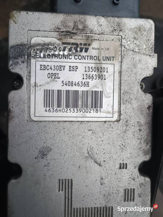 Pompa ABS Opel Vectra C Signum wersja z ESP