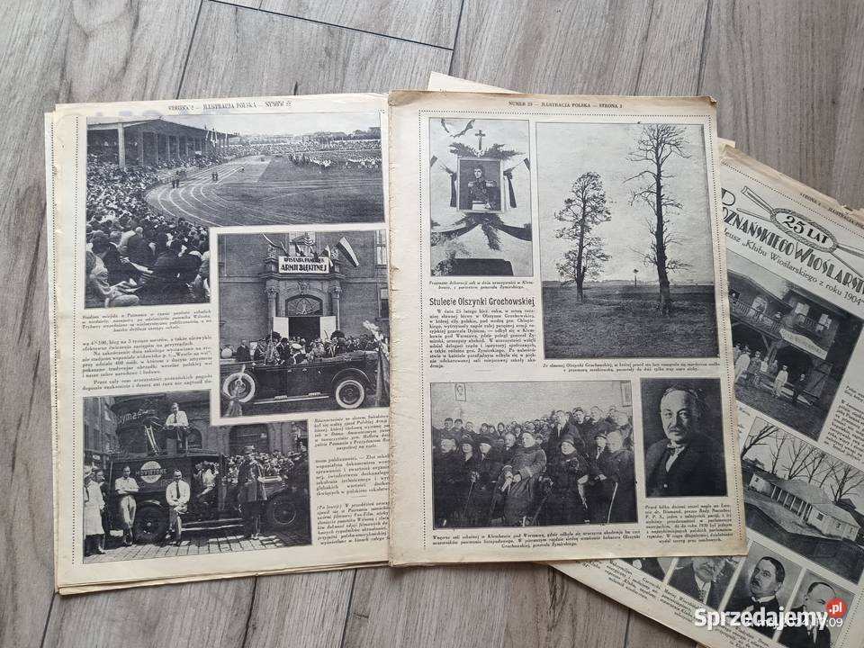 Ilustracja Polska archiwalny przedwojenny Wronki