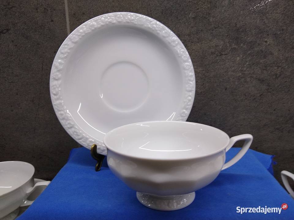 Serwis do herbaty Rosenthal Biała Maria Classic Kalisz