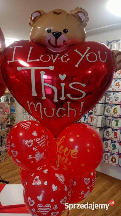 Balony serca na walentynki różne rodzaje Katowice