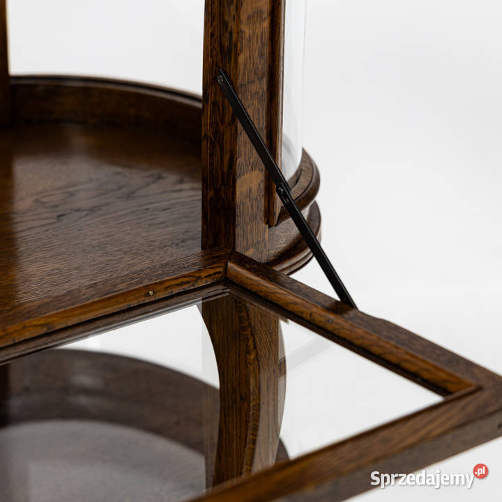 Stylowy Barek Antyk Dębowy Na Kółkach Stary Dąb Meble