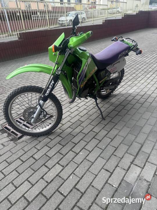 Motocykl Kat B CrossEnduro Kawasaki KMX 125 nieuszkodzony kujawsko-pomorskie Toruń