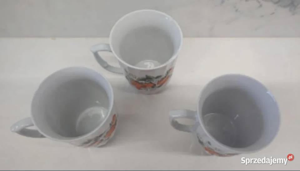 Kubek poziomka Chodzież z lat PRLu Łódź