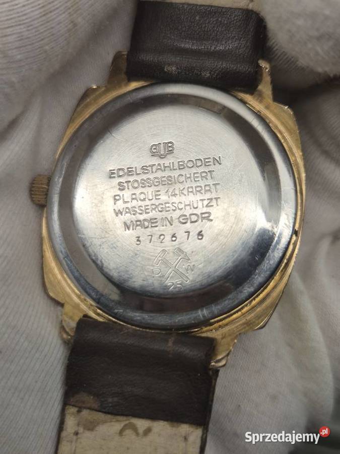 Klasyczny zegarek vintage Glashtte Spezimatic 26 śląskie Chorzów