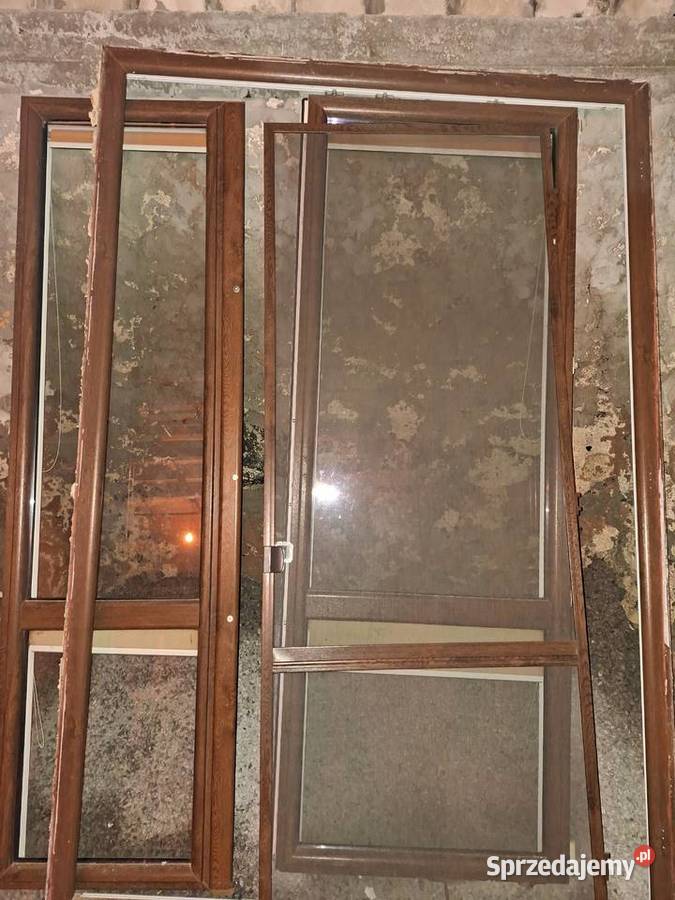 Sprzedam drzwi balkonowe używane Komorna sprzedam
