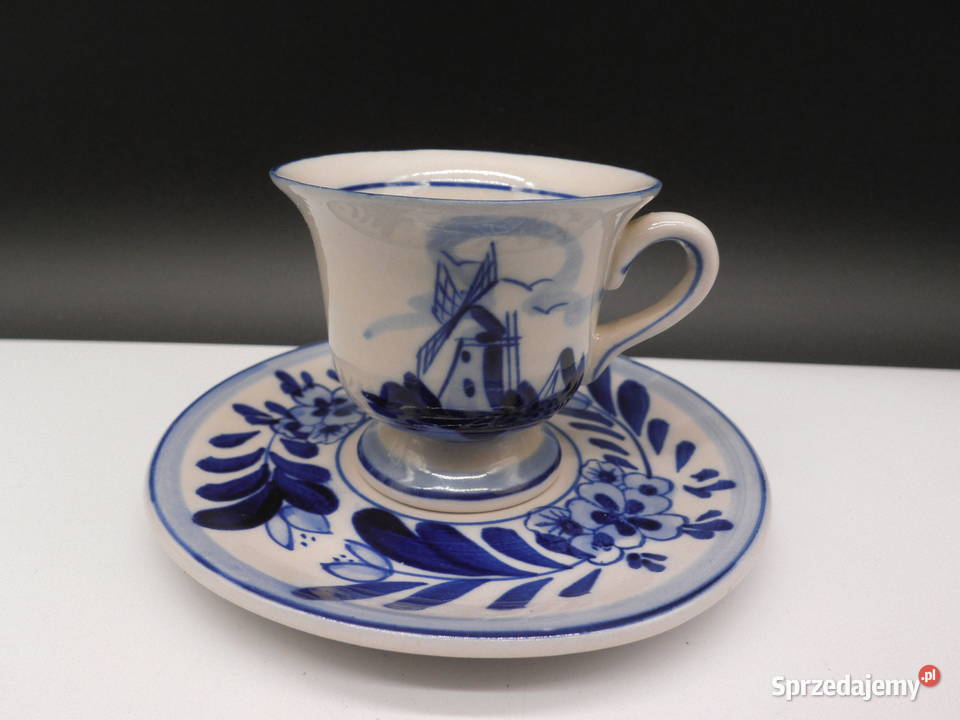 Filiżanka espressomokka Delft Blue Vintage Raszków sprzedam