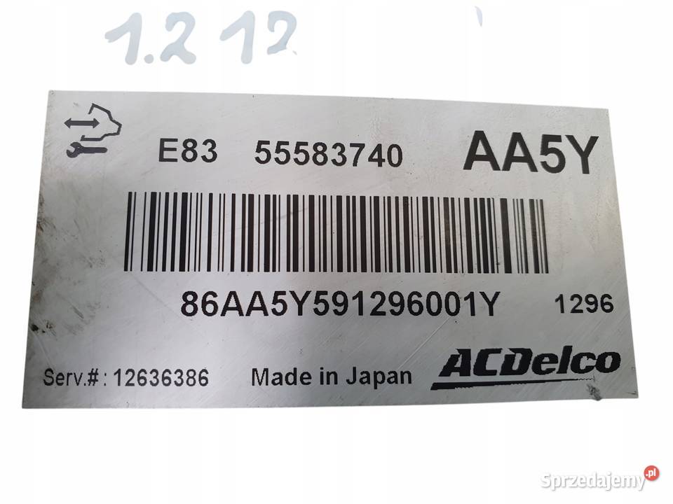 STEROWNIK SILNIKA Opel Corsa D 12 16V Delco lubelskie Chełm