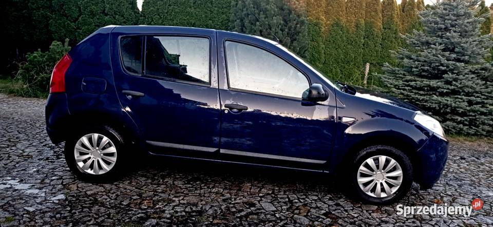 10 DACIA SANDERO 14i Klimatyzacja SERWIS 100 welurowa tapicerka Sulechów