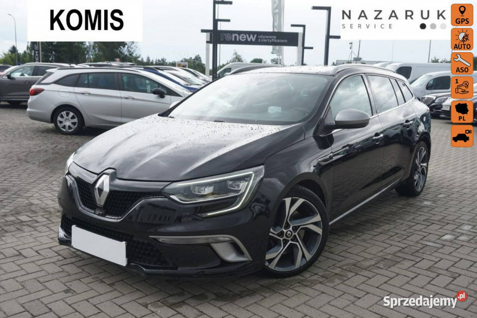 Renault Megane Grandtour 16TCe 205 GT EDC AUT kurtyny powietrzne lubelskie Lublin