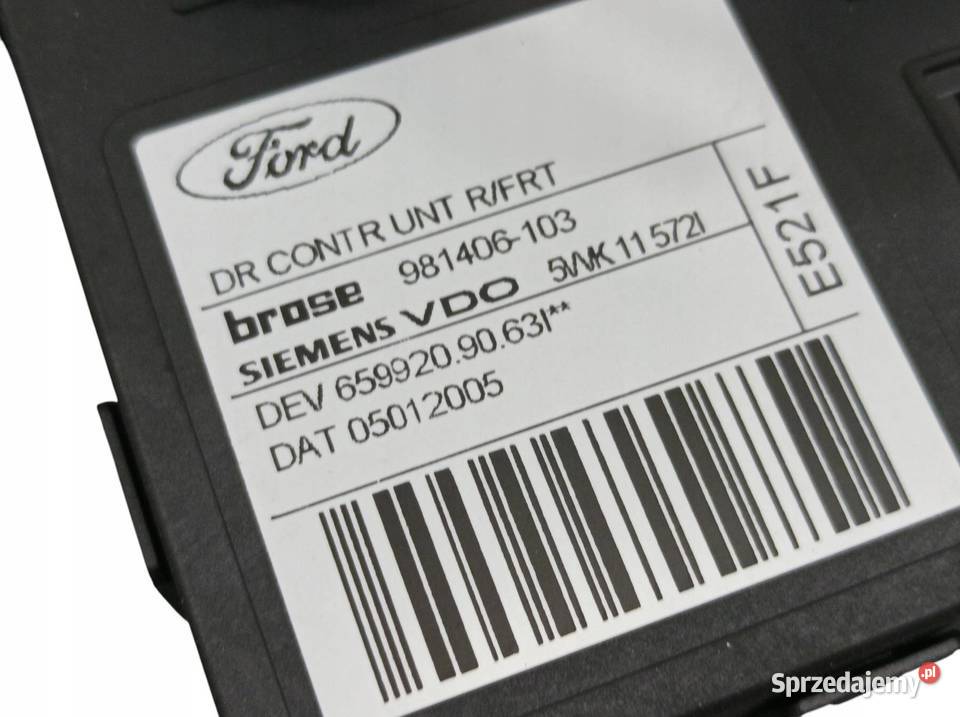 MECHANIZM SZYBY PRAWY PRZÓD 4M5T14B533BD Ford świętokrzyskie sprzedam