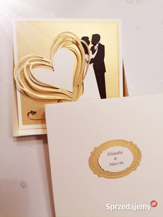 Kartka sztalugowa w pudełku ręcznie wykonana