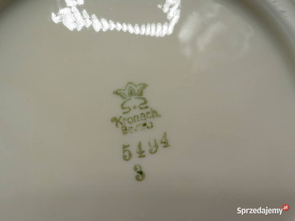 Talerzyki deserowe 3 ecru KRONACH sprzedam