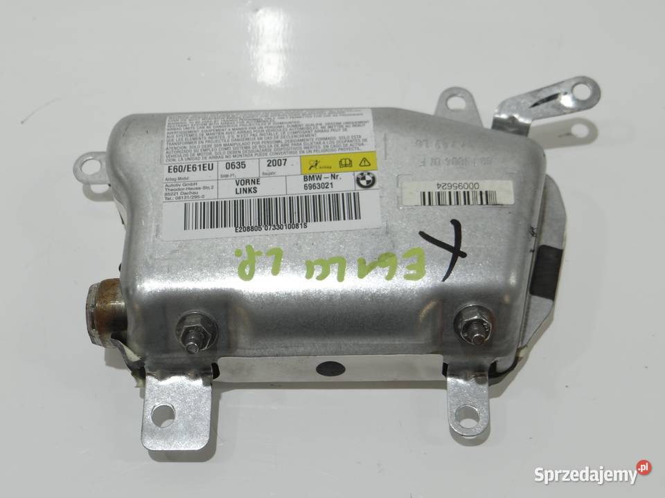 PODUSZKA AIRBAG DRZWI LEWY PRZÓD BMW E60 E61 osobowe Poduszki powietrzne