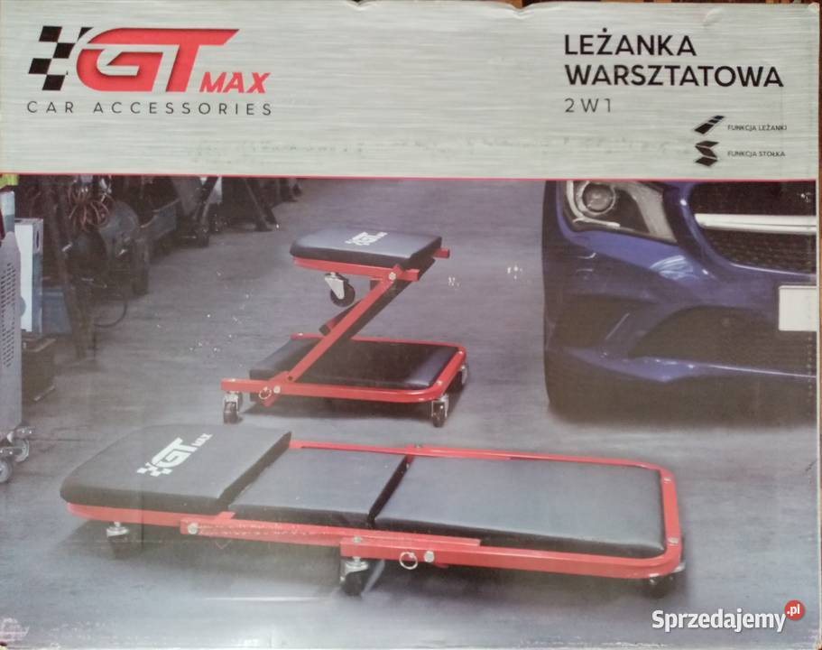Leżanka warsztatowa 2w1 Nowa nie rozpakowana