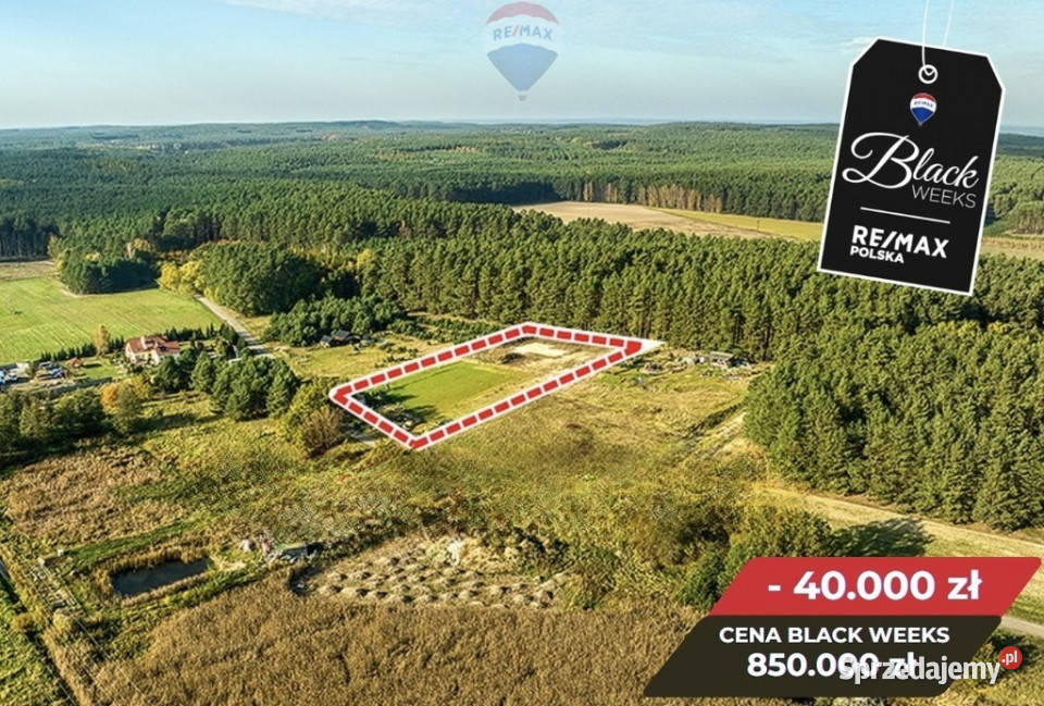 Bajeczna działka pod lasem z rozpoczętą budową Sudoł