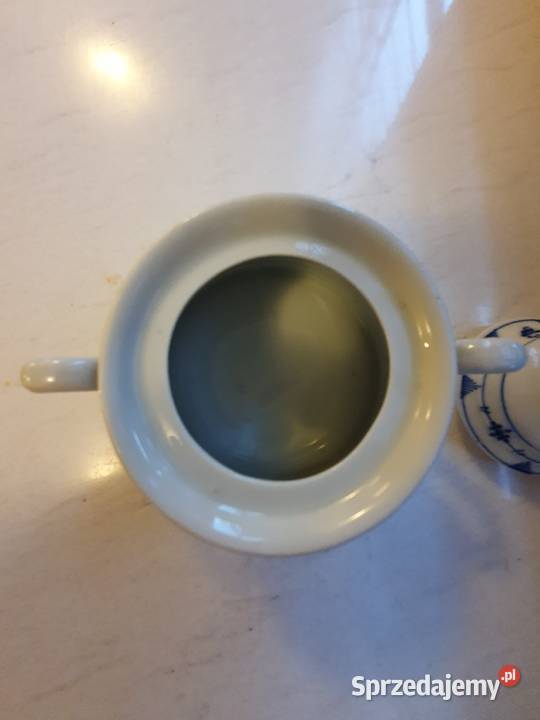 Cukiernica biała porcelanawzór cebulowy Lublin