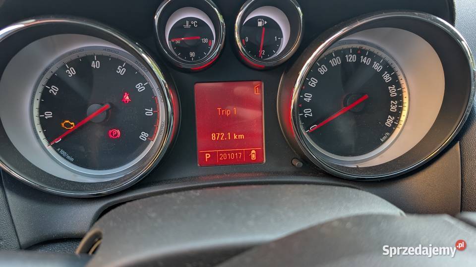 Opel Astra J Sports Tourer 16T 180 uszkodzona czujnik zmierzchu Ustroń