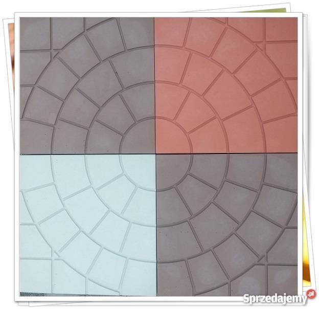 Forma lastriko chodnikowa PŁYTKA SŁONKO 30x30 Nysa