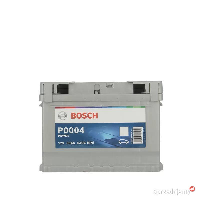 Akumulator Bosch 60Ah 540A EN P0004 PRAWY PLUS osobowe mazowieckie sprzedam
