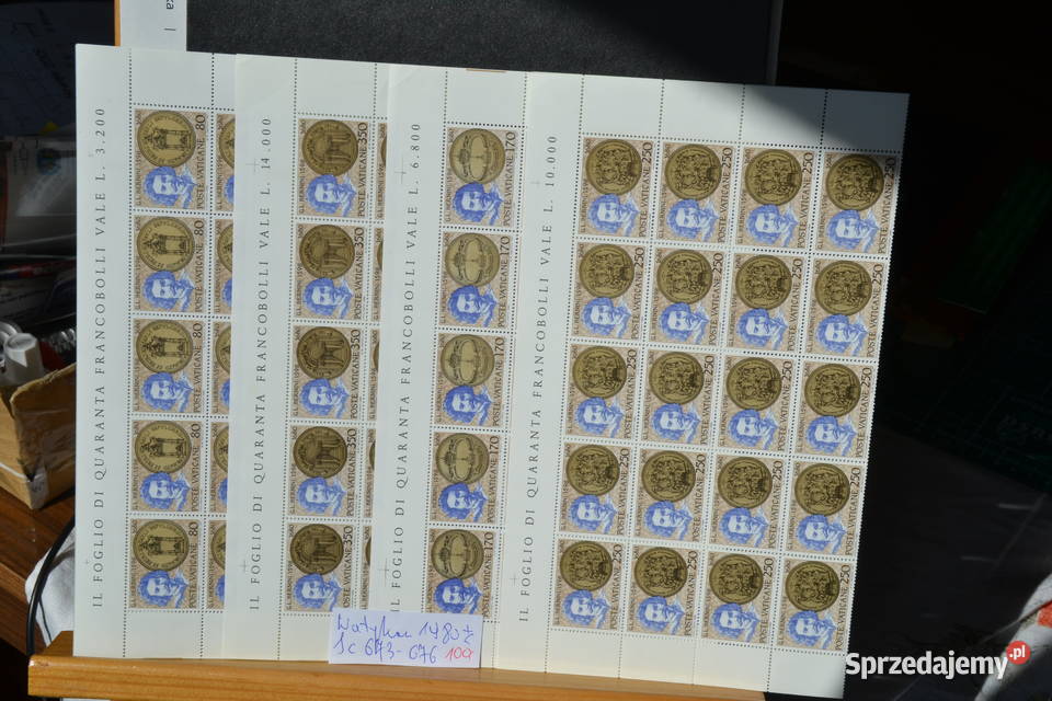 Znaczki Watykan Arkusze Sc 673676 dolnośląskie Sobótka