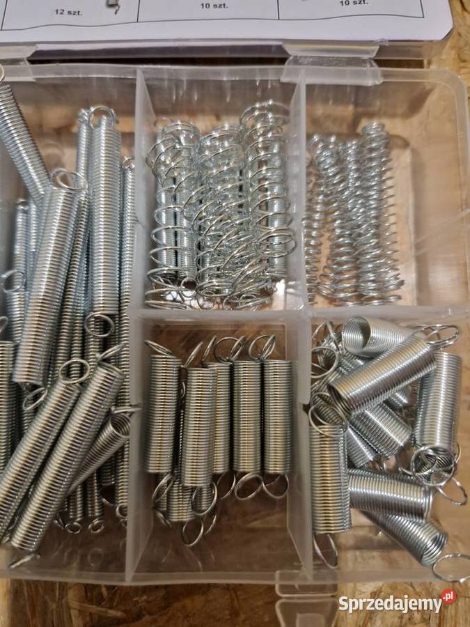 ZESTAW 200 SPRĘŻYNEK ROZCIĄGAJĄCYCH I Głogowa