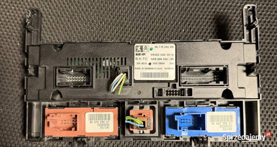 Panel klimatyzacji Peugeot 407 96715292XN Skubianka